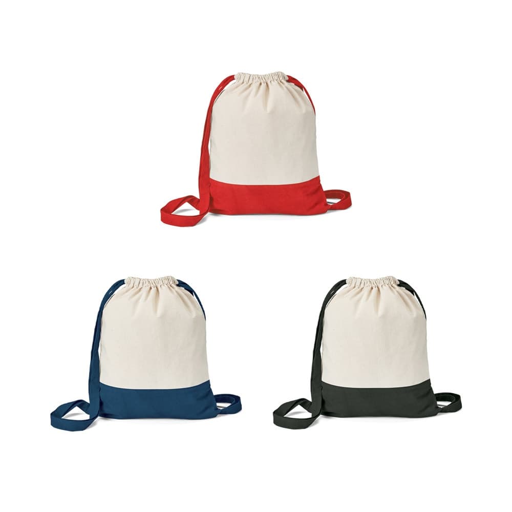 ROMFORD. Zaino a sacca in cotone 100% (180 g/m²) - vista 3