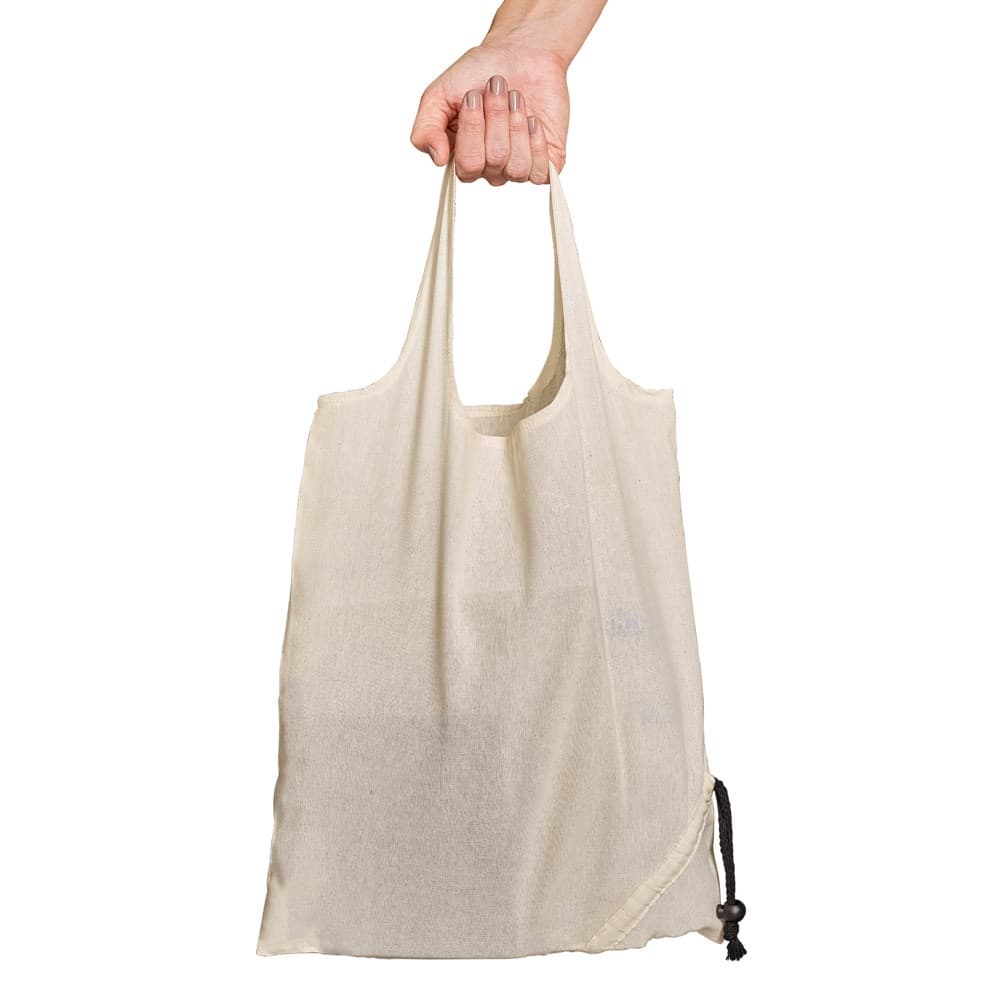 ORLEANS. Borsa pieghevole in cotone 100% (100 g/m²) - vista 4