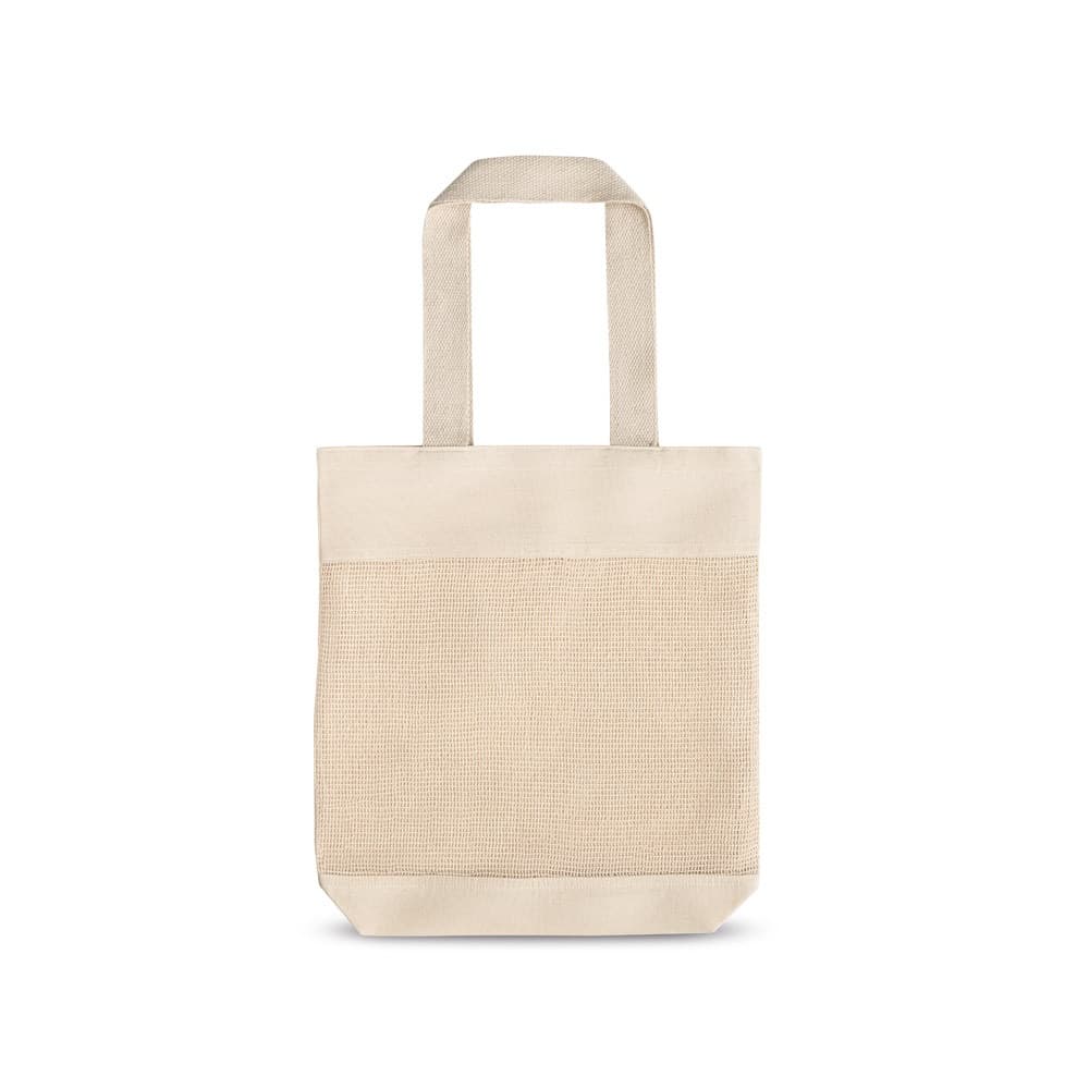 MUMBAI. Borsa con rete in cotone 100% (180 g/m²) - vista 1