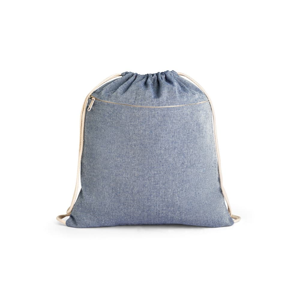 CHANCERY. Zaino a sacca in cotone riciclato (70%), poliestere (30% rPET) (140 g/m²) - vista 1