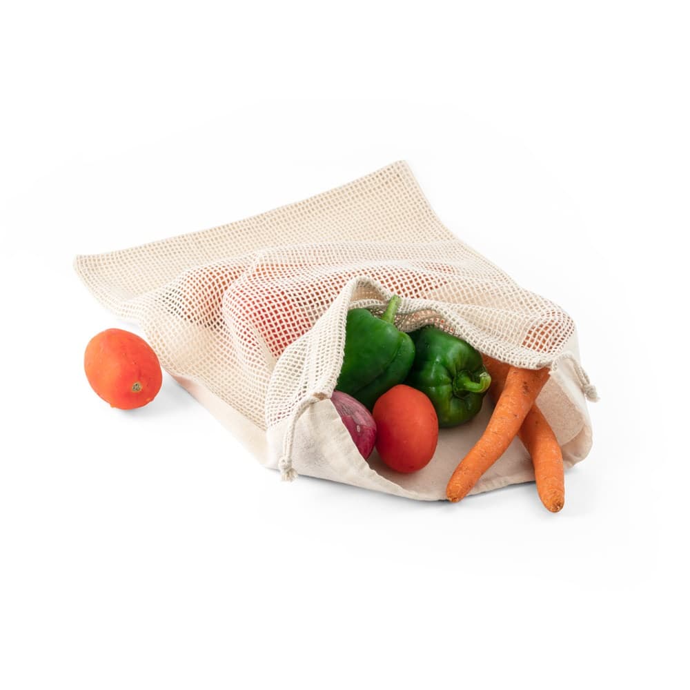NAPOLI. Borsa 100% cotone (120 g/m²) con maglia 100% cotone nella parte frontale (100 g/m²) - vista 4