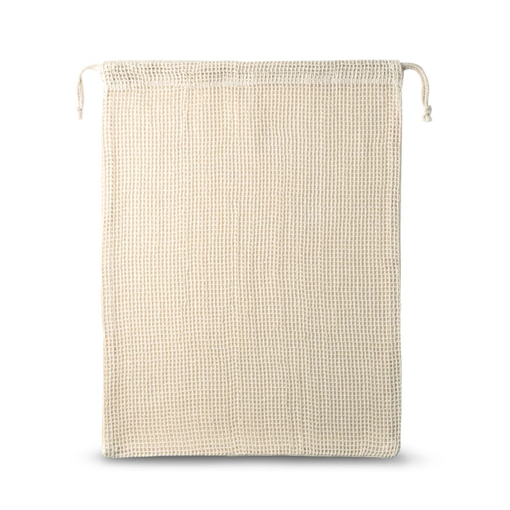 NAPOLI. Borsa 100% cotone (120 g/m²) con maglia 100% cotone nella parte frontale (100 g/m²) - vista 1