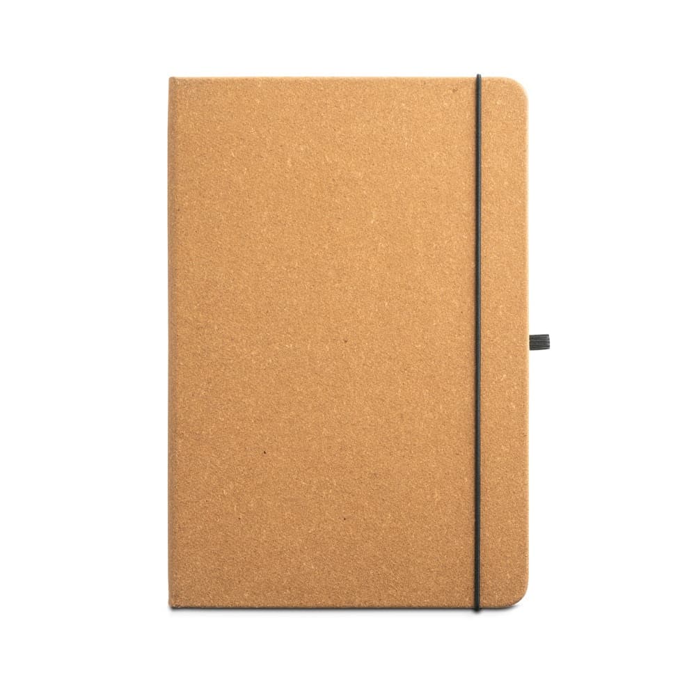 MATISSE. Blocco note A5 con copertina rigida in pelle (70% riciclata) con pagine a righe - vista 2
