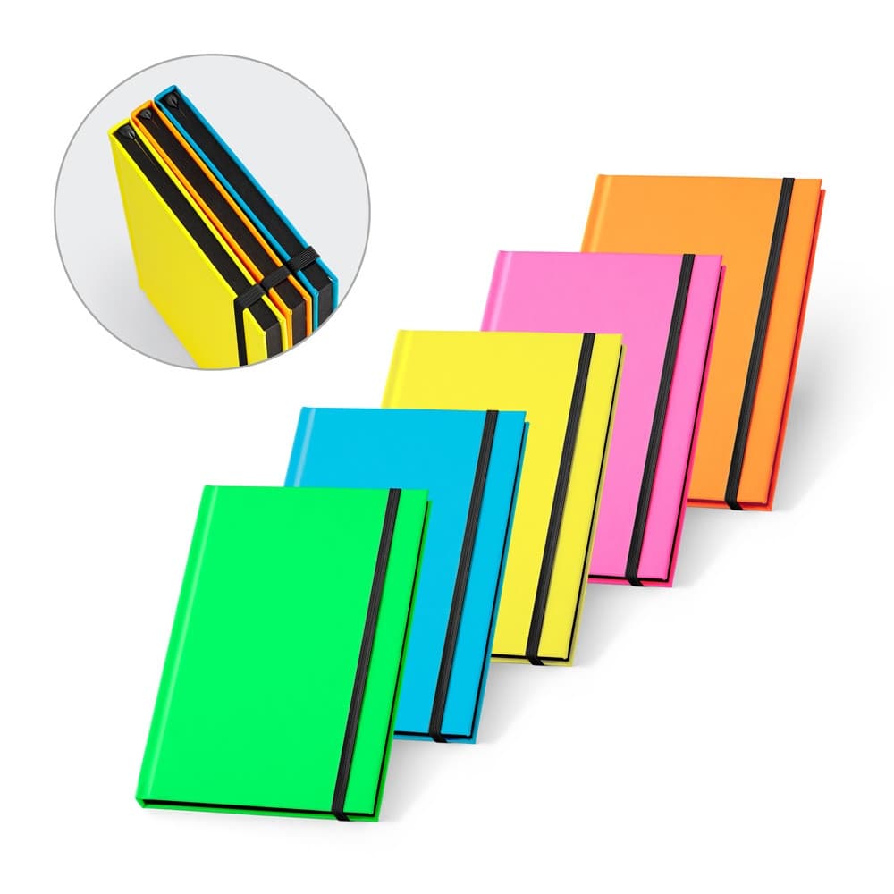 WATTERS. Block notes A5 in PU fluorescente con fogli a righe - vista 4