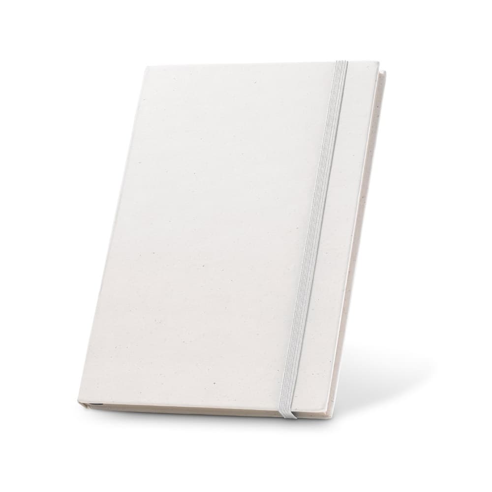 MILKY. Blocco note A5 con copertina rigida in carta riciclata al 100% - vista 1