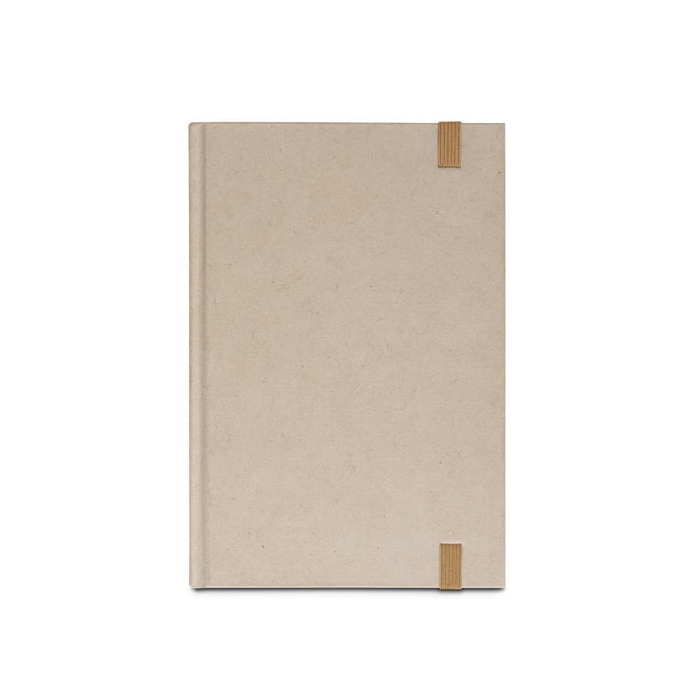 DICKINSON. Quaderno A5 con copertina rigida in carta di canna da zucchero (80% canna da zucchero) con pagine a righe - vista 3