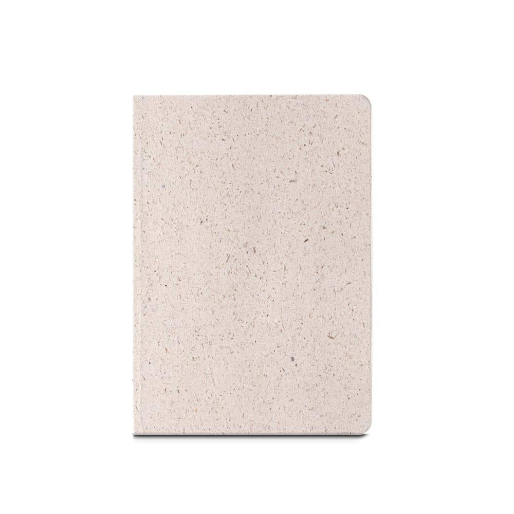 ORGANIC SEMI-RIGID. Block notes A5 con copertina semirigida fabbricata tramite materia organica degli elefanti (80%) - vista 1