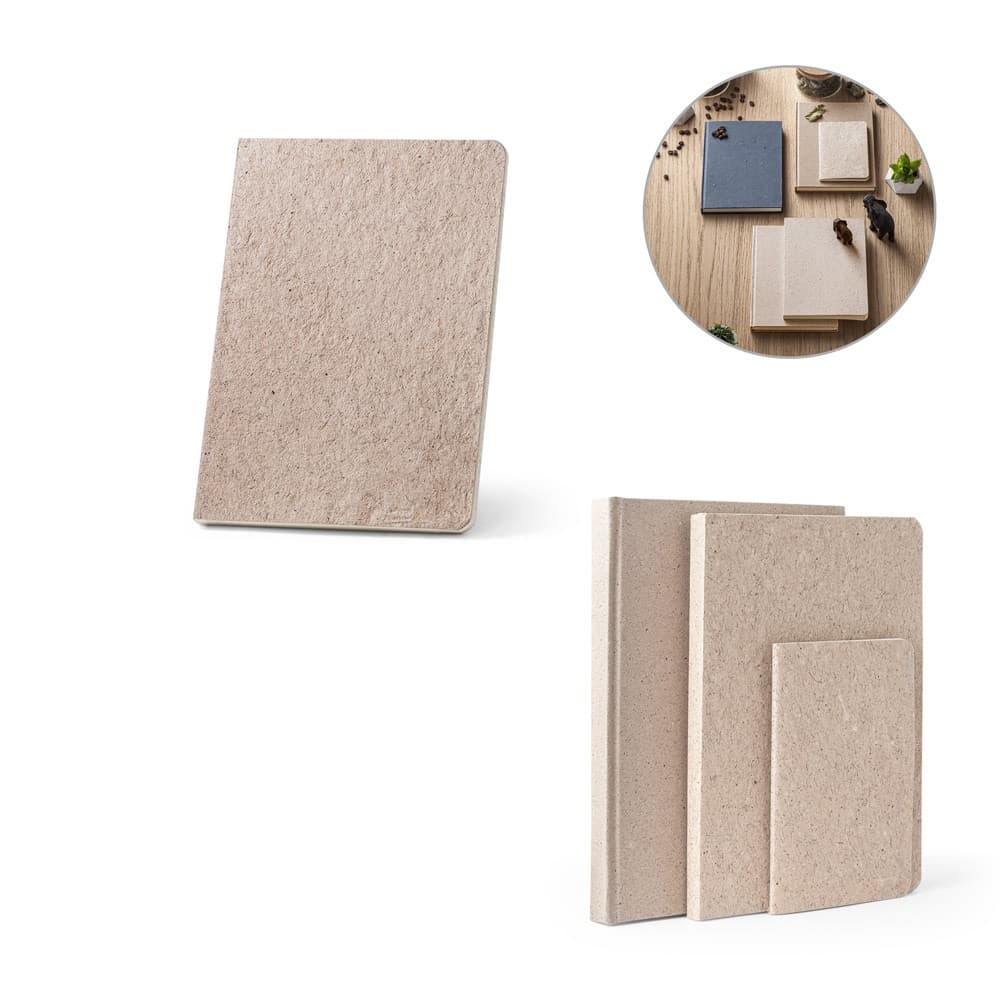 TEAPAD SEMI-RIGID. Block notes A5 con copertina flessibile fabbricata tramite gli scarti della foglie di té (65%) - vista 4