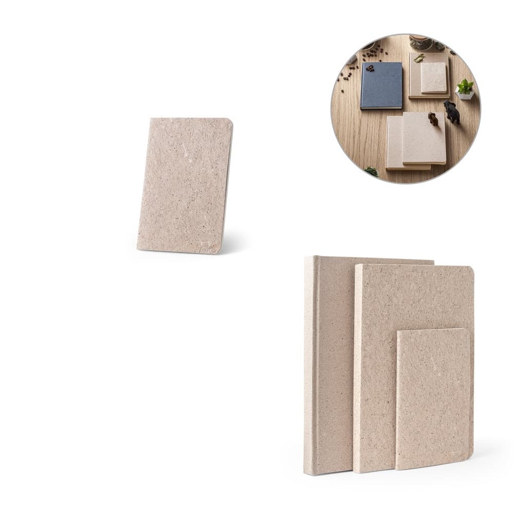 TEAPAD SOFT. Block notes A6 con copertina flessibile fabbricata tramite gli scarti delle foglie di té (65%) - vista 5