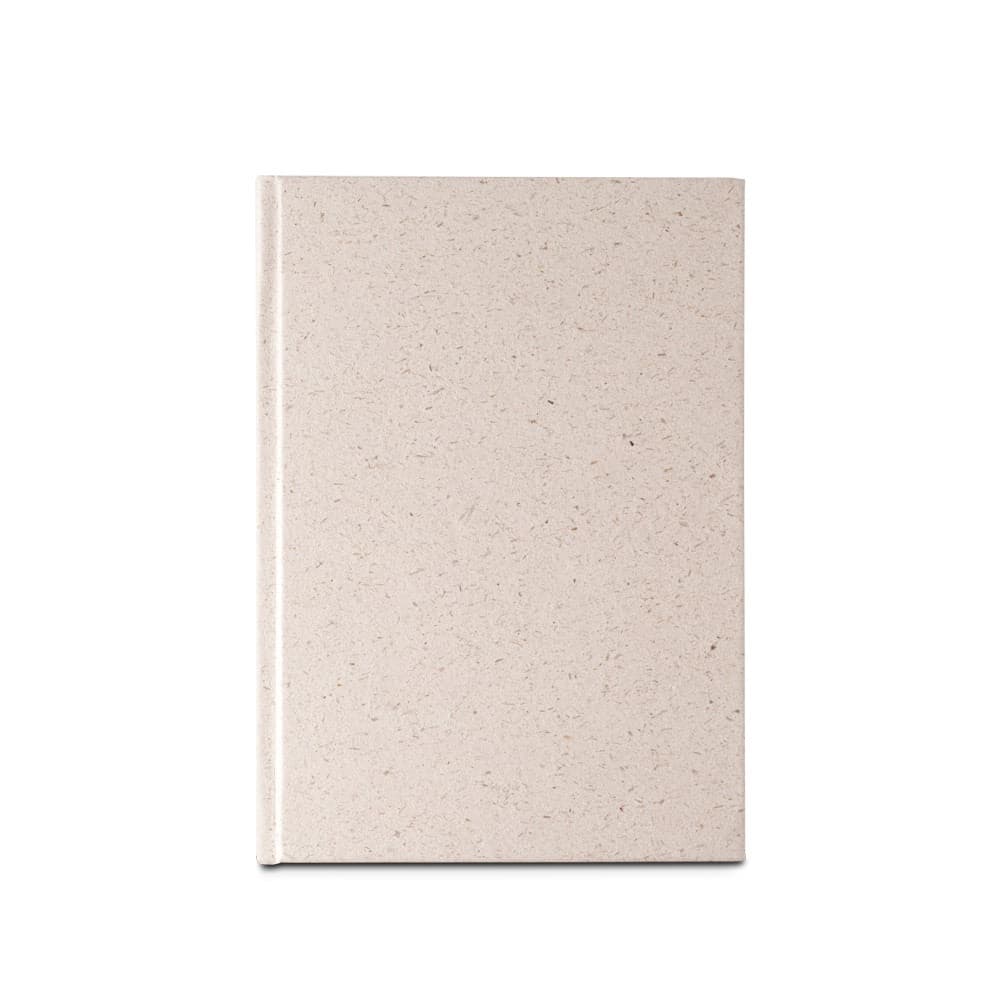 ORGANIC RIGID. Block notes A5 con copertina rigida fabbricata tramite la materia organica degli elefanti (80%) - vista 2