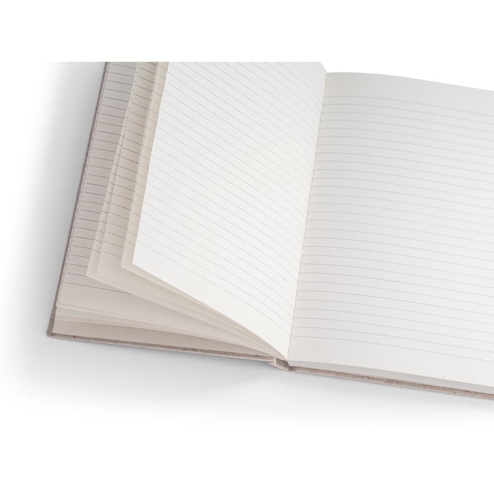 TEAPAD RIGID. Block notes A5 con copertina rigida fabbricata tramite gli scarti delle foglie di tè (65%) - vista 4