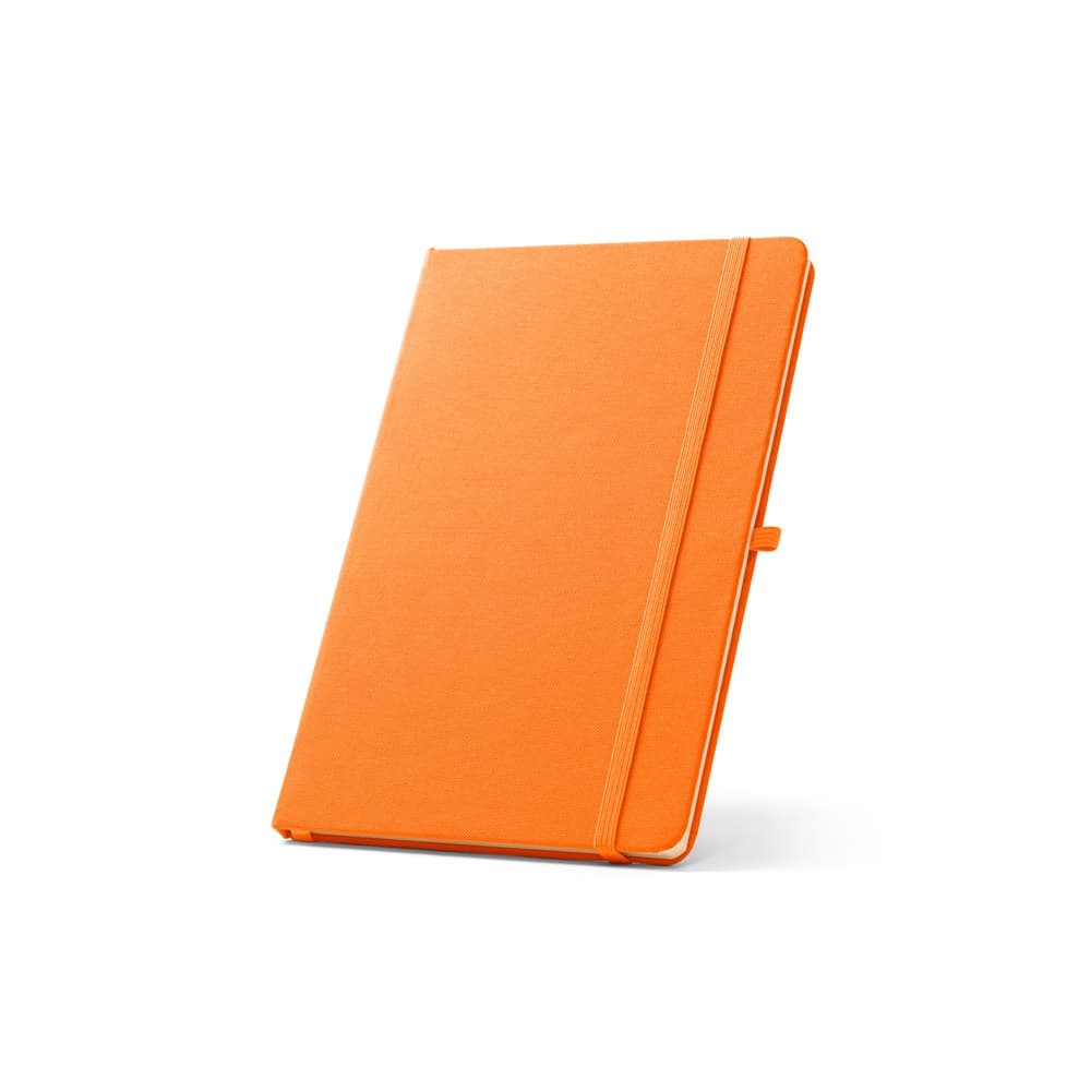 ANNE. Block notes A5 in poliestere riciclato (100% rPET) con fogli a righe - vista 1