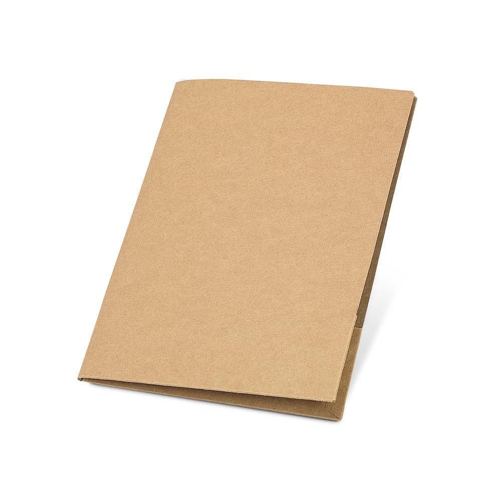 PUZO. Cartella porta documenti A4 in carta riciclata (400 g/m²) - vista 1