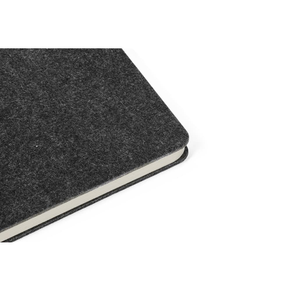MISHIMA. Block notes A5 con copertina semirigida in feltro riciclato (100% rPET) , con spirale e pagine a righe - vista 5