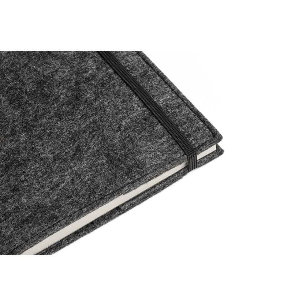 BALDWIN. Block notes A5 con copertina in feltro riciclato (100% rPET) e pagine a righe in carta riciclata al 100% - vista 5