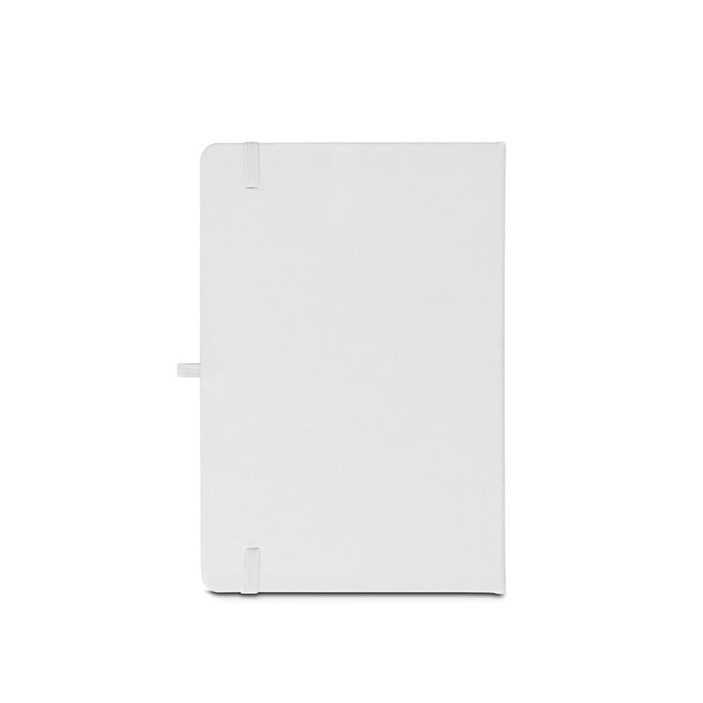 ANNE SUB. Quaderno A5 in poliestere riciclato (100% rPET) 300D, ideale per la personalizzazione tramite sublimazione - vista 3