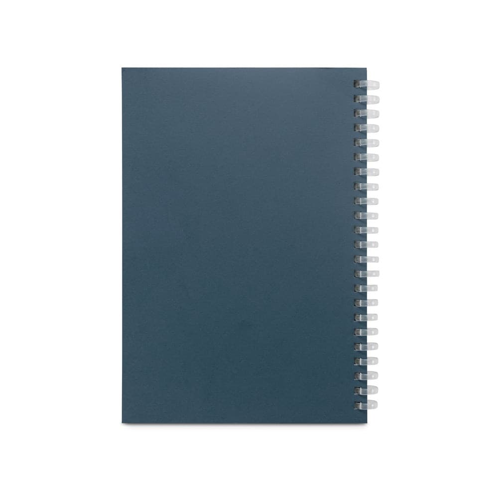 SCHILLER. Blocco note A5 con copertina flessibile,realizzato con carta riciclata al 100% - vista 3