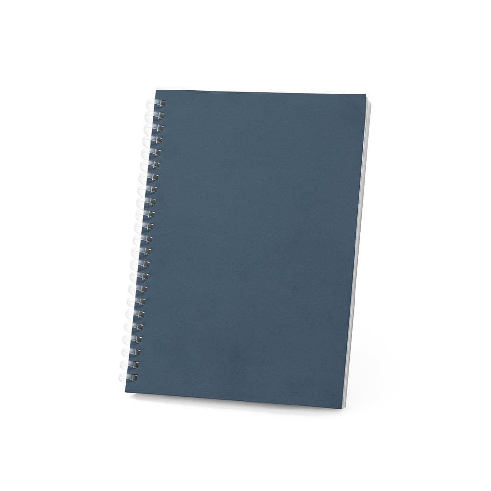 SCHILLER. Blocco note A5 con copertina flessibile,realizzato con carta riciclata al 100% - vista 1