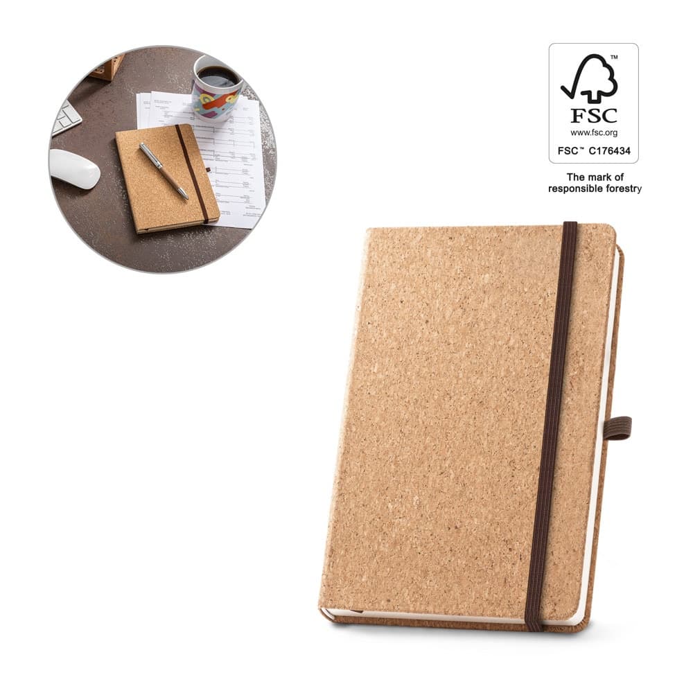 HAWKINS A5. Block notes A5 in sughero con pagine lisce - vista 2