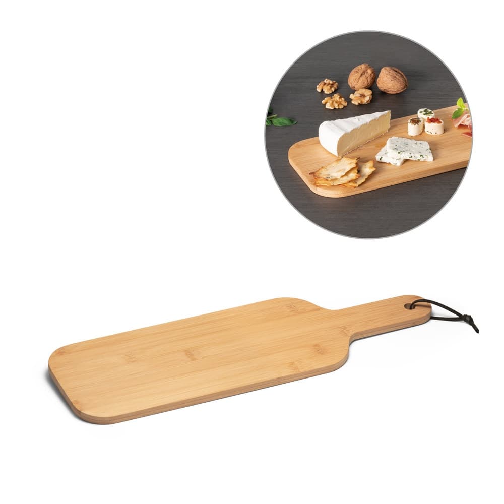 SESAME. Tagliere in bambù con cordoncino, ideale per aperitivi - vista 2