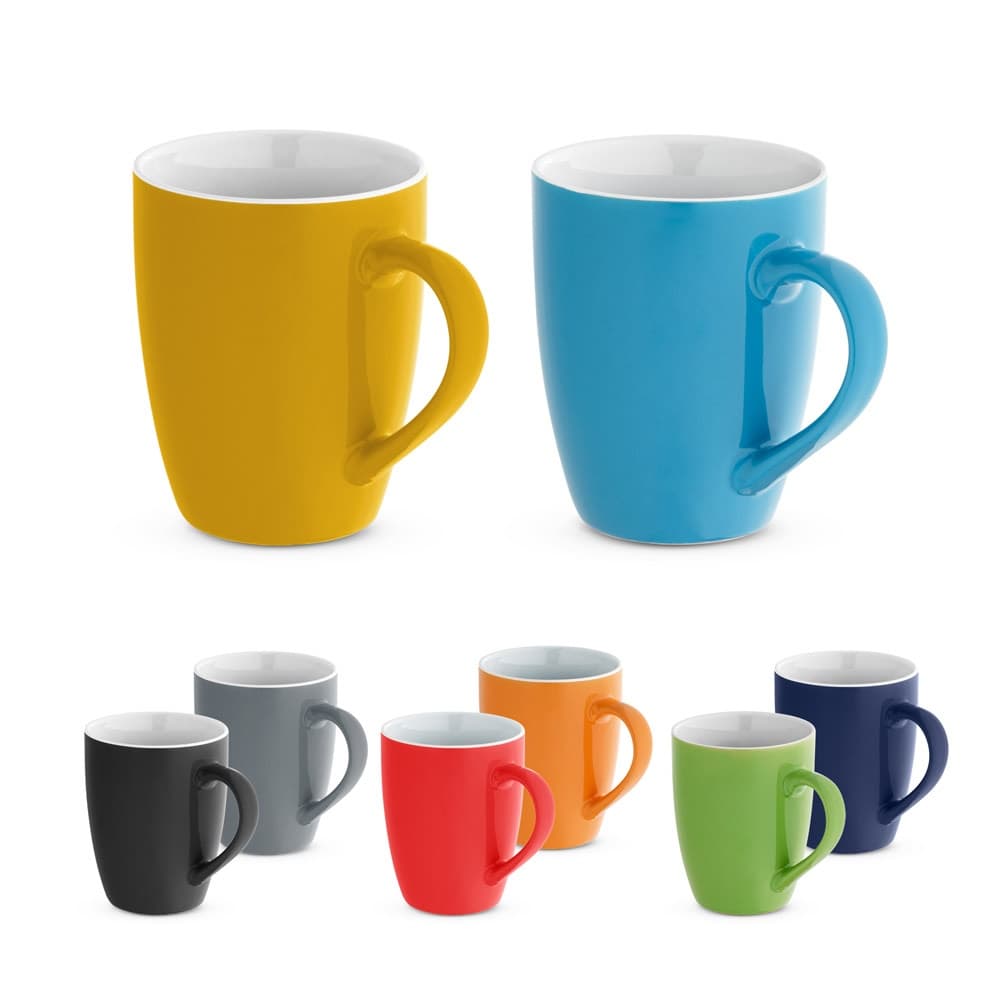 CINANDER. Tazza in ceramica con finitura lucida, 370 ml - vista 5