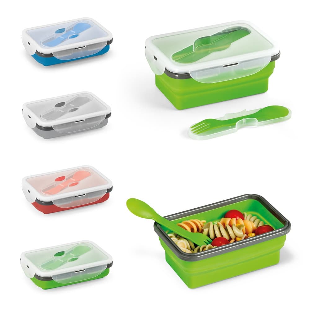 SAFFRON. Porta pranzo. Contenitore ermetico in silicone e PP 640 mL - vista 2