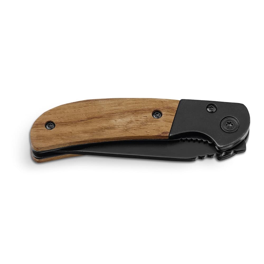 SPLIT. Coltello tascabile in acciaio inox e legno - vista 2