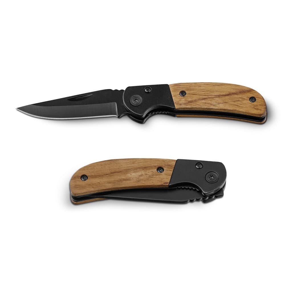SPLIT. Coltello tascabile in acciaio inox e legno - vista 4