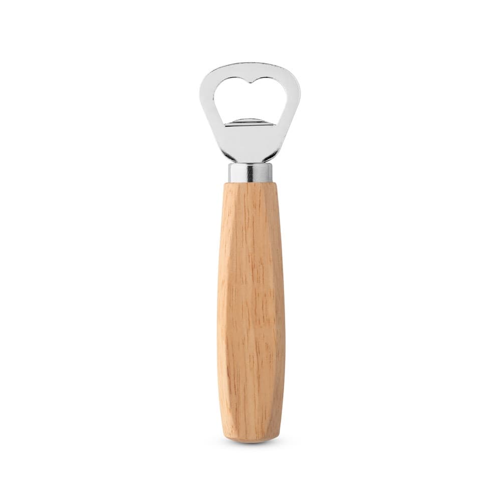 HOLZ. Apribottiglie in metallo e legno - vista 1