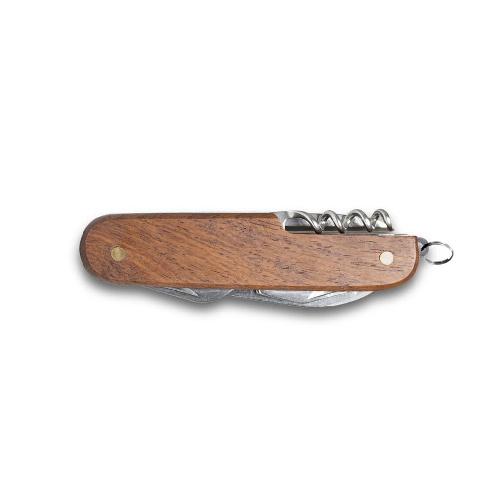 BELPIANO. Coltello tascabile multifunzione in acciaio inox e legno - vista 2