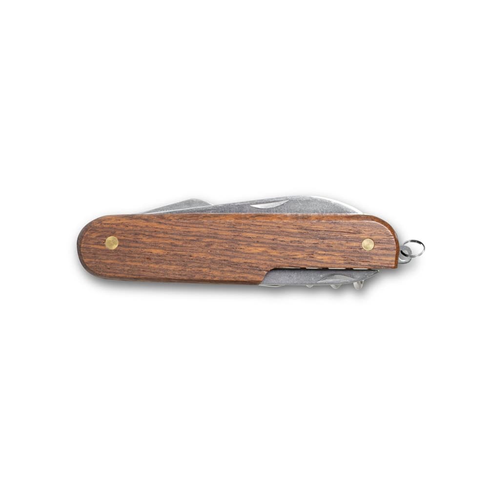 BELPIANO. Coltello tascabile multifunzione in acciaio inox e legno - vista 3
