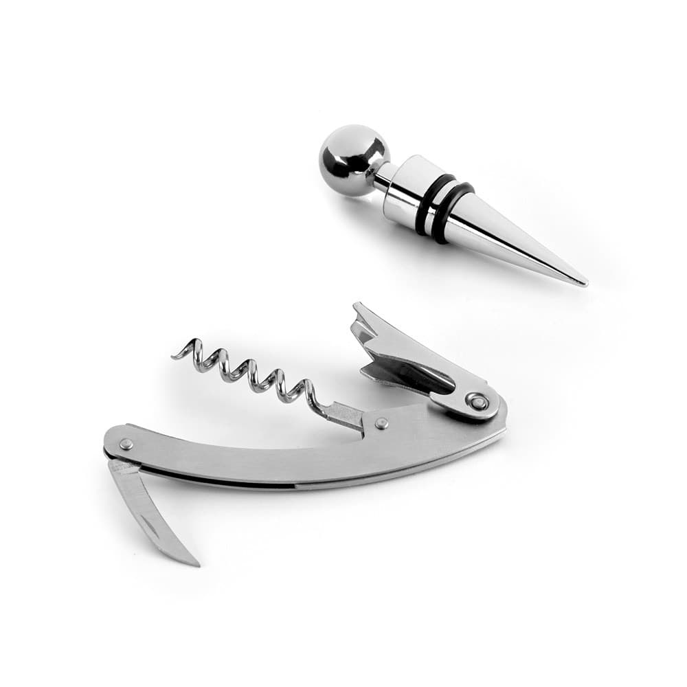 BARREL. Set da vino in zinco e acciaio inox - vista 1