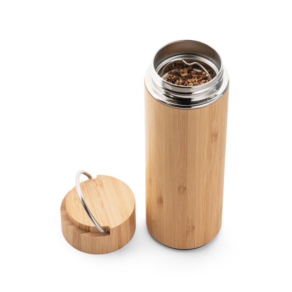 SOW. Borraccia termica in bambù e acciaio inox 440 mL - vista 4