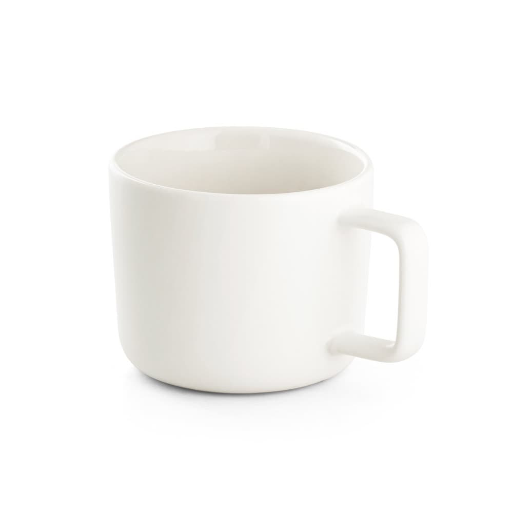 FANGIO. Tazza in ceramica da 220 mL con tappo e base in bambù - vista 3