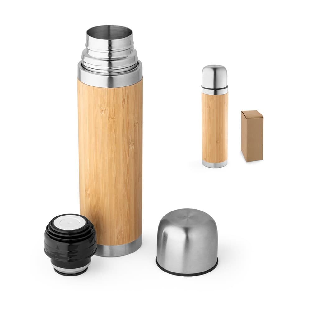CEYLON. Borraccia termica in bambù e acciaio inox 450 mL - vista 6