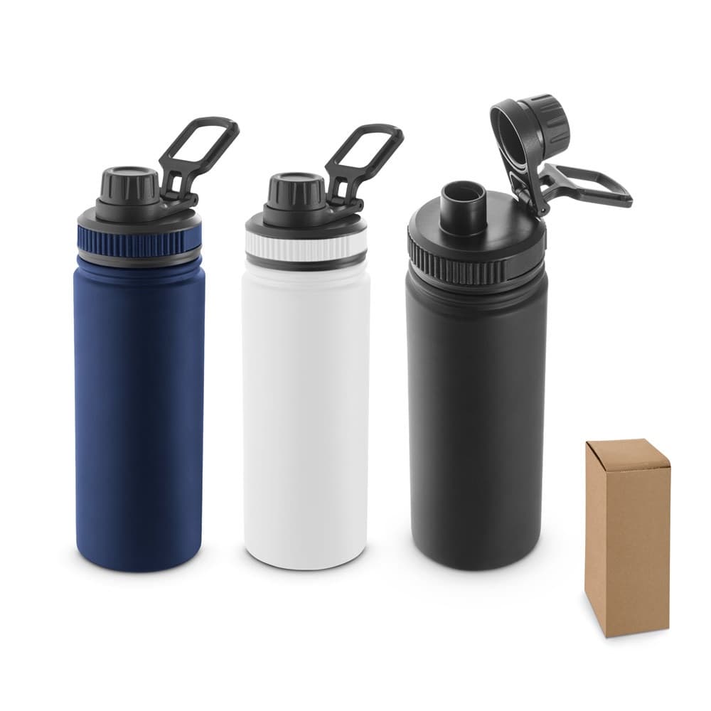 FEDERER. Borraccia in acciaio inox riciclato al 90% (570 mL) - vista 2