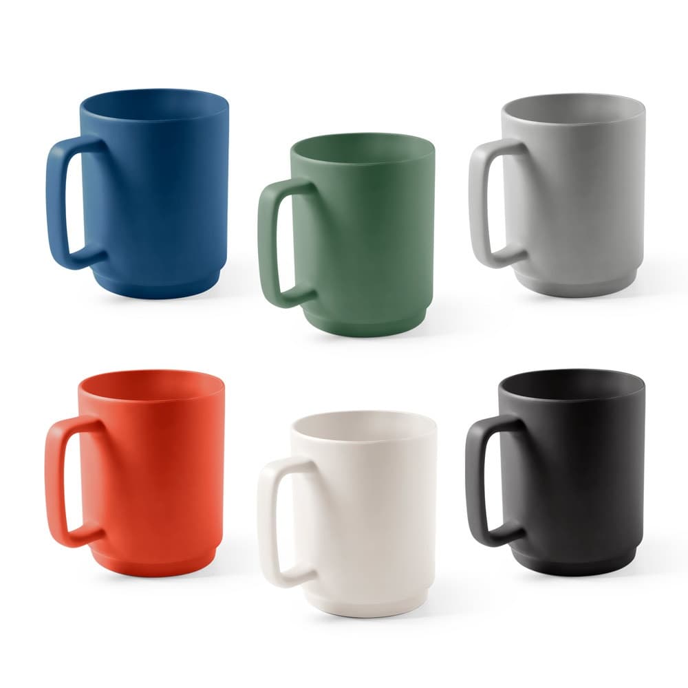 MIGHTY. Tazza in ceramica con corpo cilindrico 330 mL - vista 5