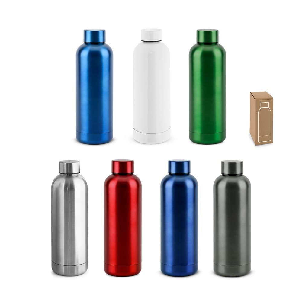 ODIN METTALIC. Borraccia in acciaio inox riciclato al 90% 550 mL - vista 2