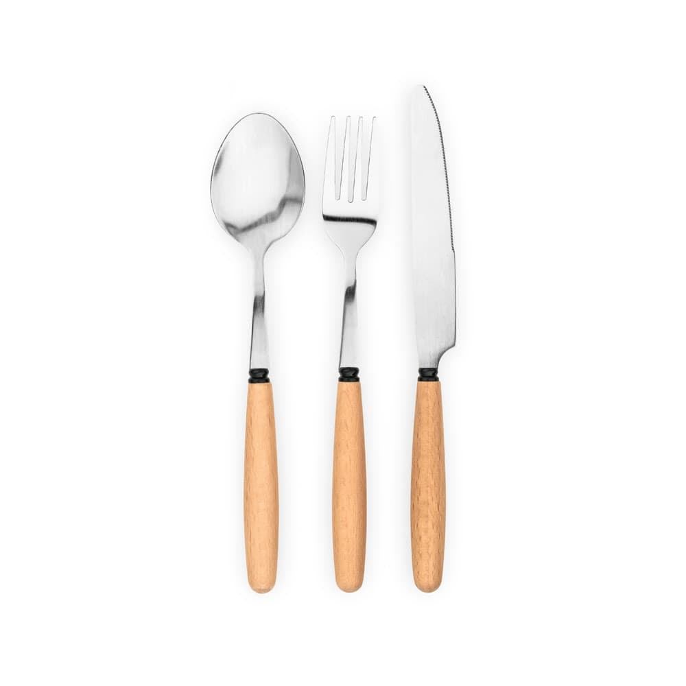 BOULUD. Set da 3 pezzi in legno di acacia - vista 5