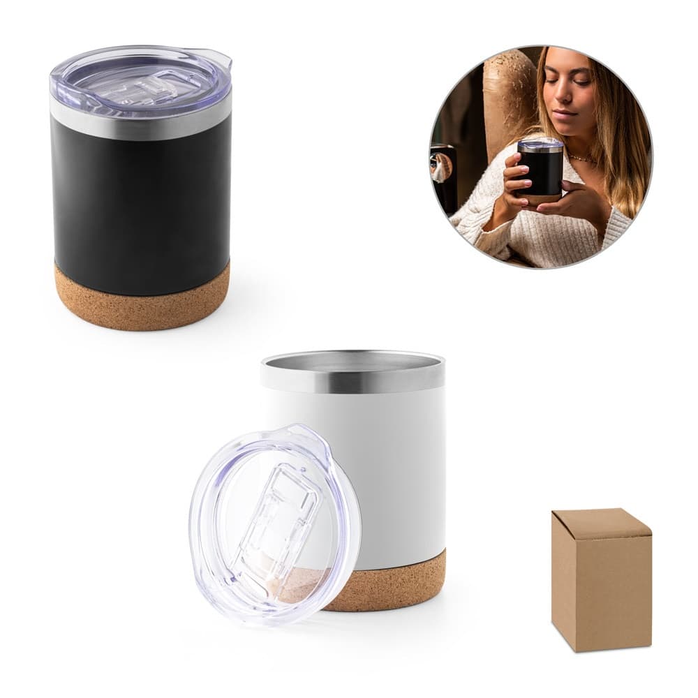 SOLBERG TUMBLER. Bicchiere da viaggio in acciaio inox 400 mL - vista 4
