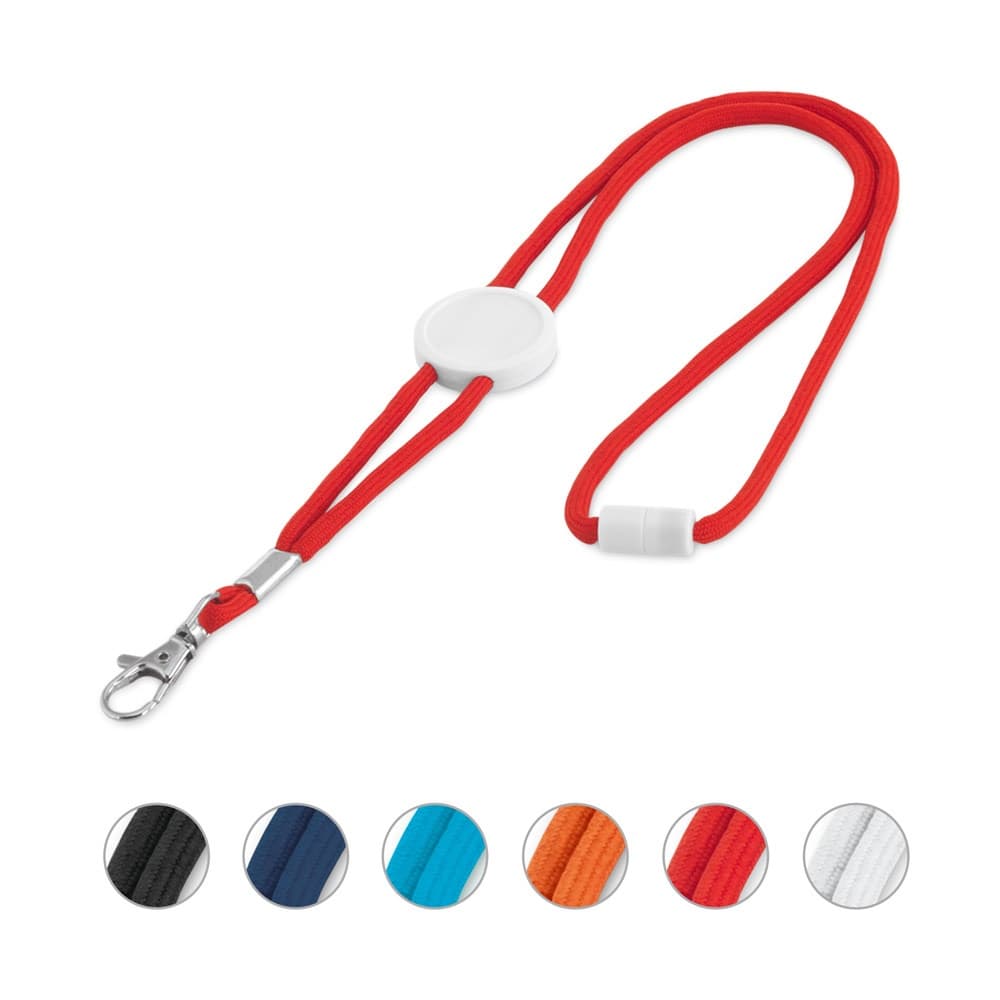 WEAVE. Lanyard regolabile in poliestere - vista 2