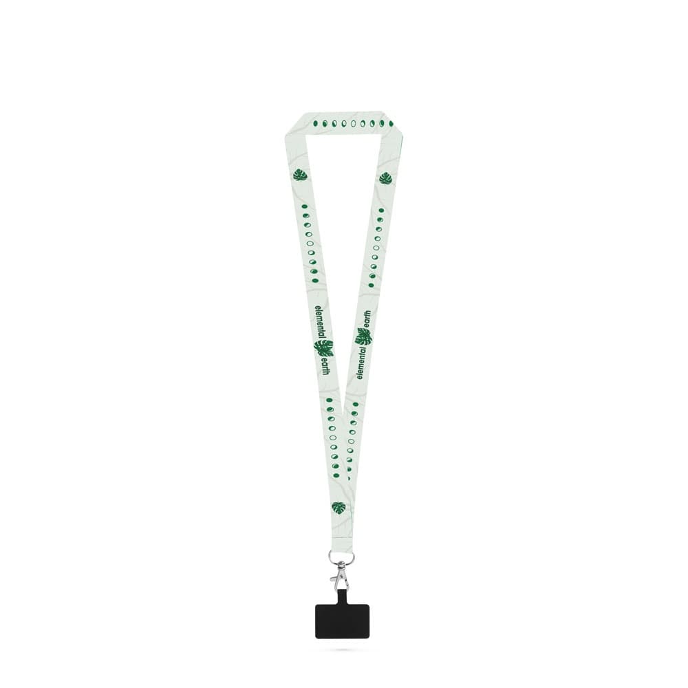 HARLOW. SET Lanyard SUBLIMATION Long II (20 mm) con moschettone a grilletto da 20 mm e porta cellulare - vista 2