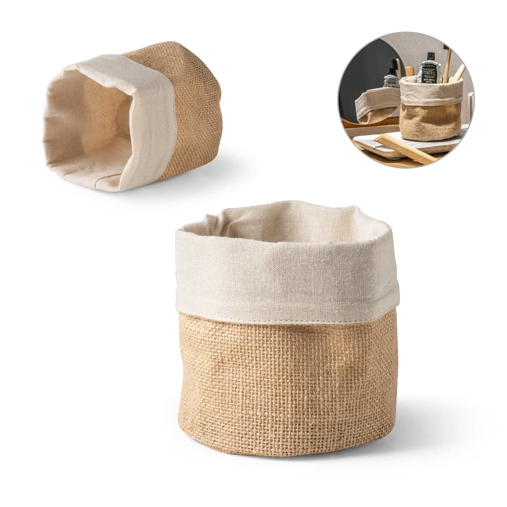 DUCASSE. Sacco multiuso in juta (260g/m²) e cotone (120g/m²) - vista 5