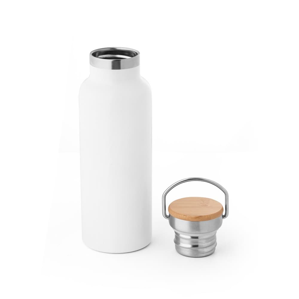 RAGNAR. Borraccia in acciaio inox (riciclata al 36%) a doppia parete termica, isolata sottovuoto 570 mL - vista 2