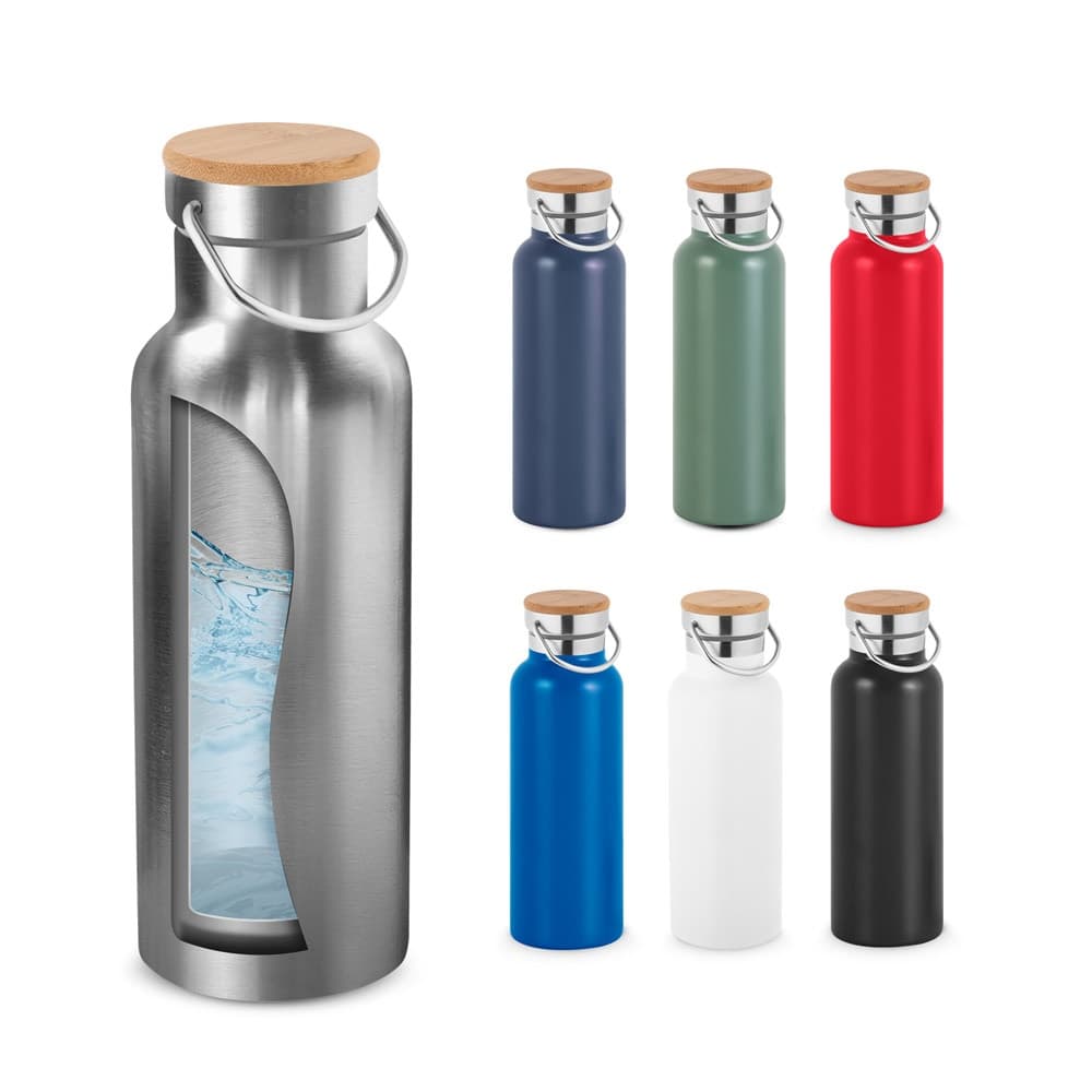 RAGNAR. Borraccia in acciaio inox (riciclata al 36%) a doppia parete termica, isolata sottovuoto 570 mL - vista 6