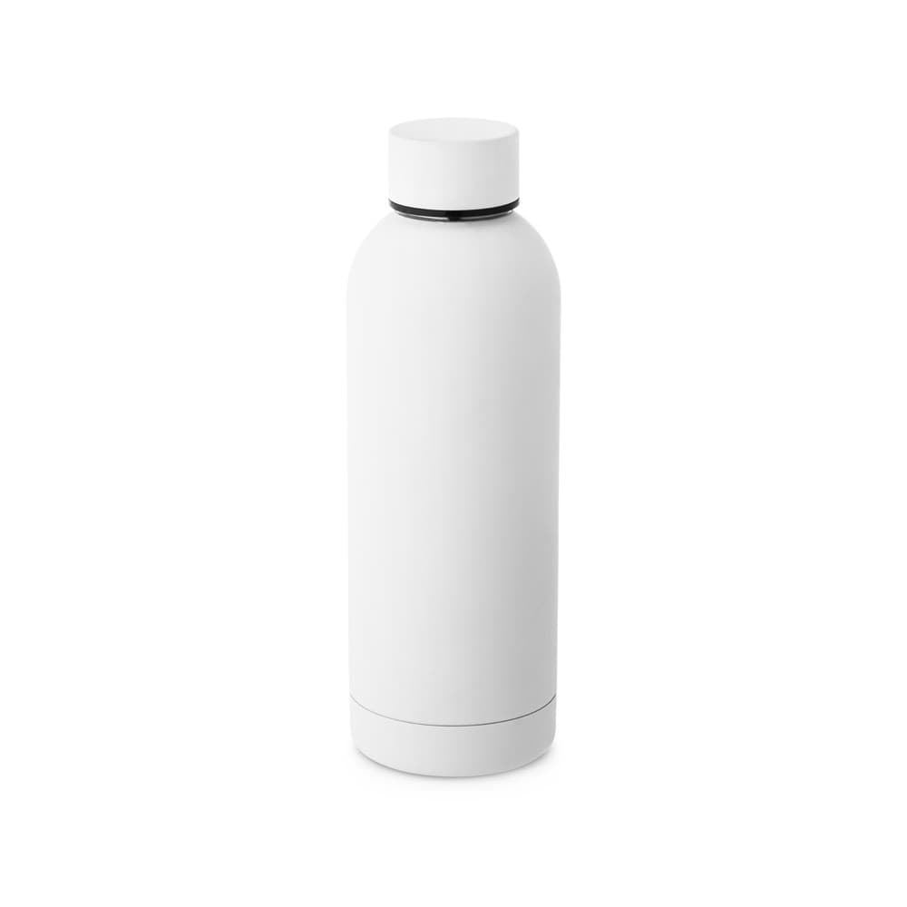 ODIN. Borraccia in acciaio inox (riciclata al 36%) con finitura in gomma 550ml - vista 1
