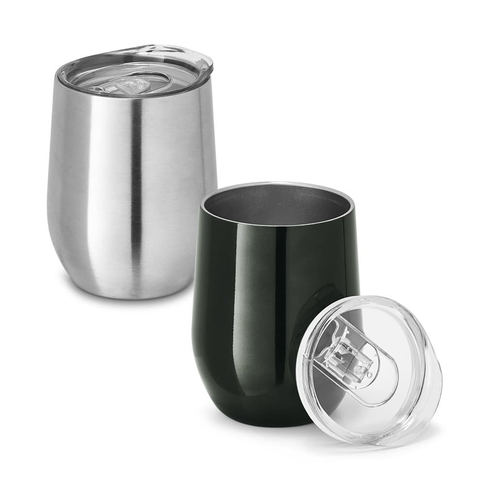 RONDE. Bicchiere da viaggio da in acciaio inox 400 mL - vista 5