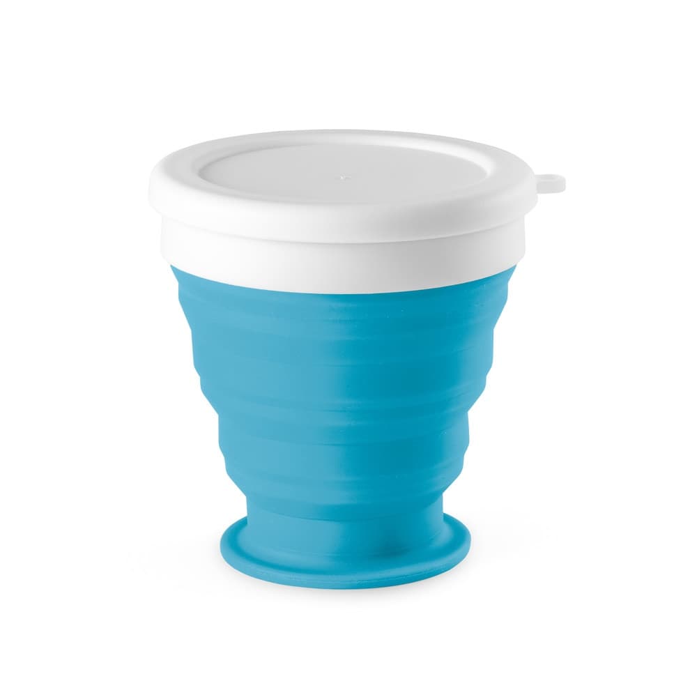 ASTRADA. Bicchiere da viaggio pieghevole in silicone e PP 250 mL - vista 1