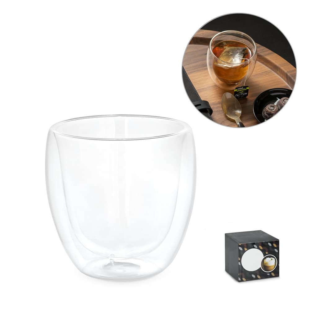 AMERICANO. Bicchiere in vetro borosilicato in vetro 220 mL - vista 2