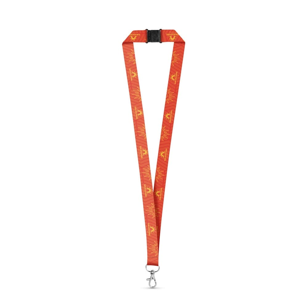 BRISTOL. SET Lanyard SUBLIMATION Long II (20 mm) con moschettone a grilletto da 20 mm e chiusura di sicurezza - vista 1
